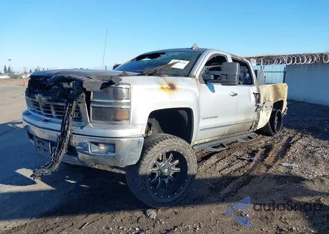 2015 Chevrolet Silverado 1500 2Lz from USA, damaged, VIN 1GCUKSEC0FF197929